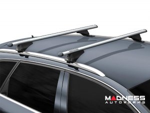 Alfa Romeo Stelvio Roof Rack Cross Bars - for models w/ factory roof rails - Silver